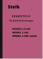 Steib LS 200, S 350 und S 500 Luxus Seitenwagen Ersatzteilliste