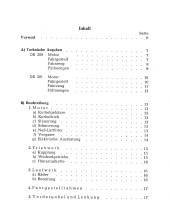 Z&uuml;ndapp DB 200 und DB 201 Bedienungsanleitung Handbuch Betriebsanleitung