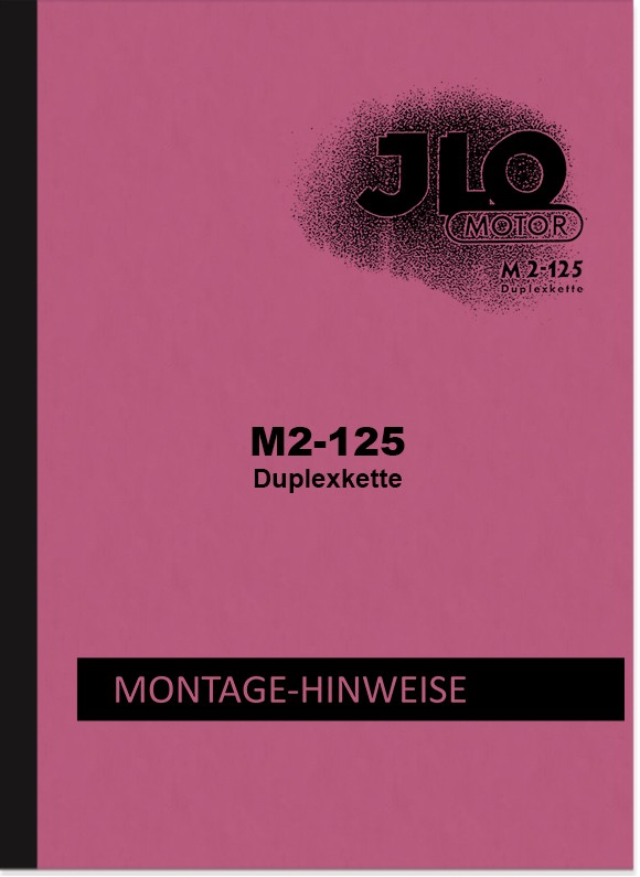 ILO M 2-125 Reparaturanleitung Montageanleitung Werkstatthandbuch Motor