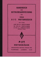 AJS 16 MS, 18 S und 20 Bedienungsanleitung (Spring-Twin) Handbuch Betriebsanleitung