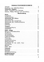 NSU Max Standard 1954 Bedienungsanleitung Handbuch Betriebsanleitung