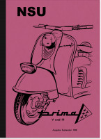NSU Prima III (3) und V (5) Motorroller Bedienungsanleitung Betriebsanleitung Handbuch