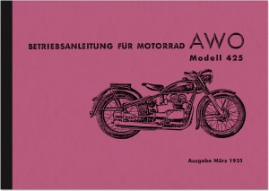 AWO 425 Bedienungsanleitung Handbuch Betriebsanleitung