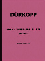 D&uuml;rkopp MD 200 Ersatzteilliste Ersatzteilkatalog Teilekatalog