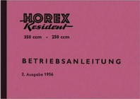 Horex Resident 250 350 ccm Bedienungsanleitung Handbuch Betriebsanleitung