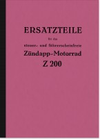 Z&uuml;ndapp Z 200 Ersatzteilliste Ersatzteilkatalog Teilekatalog
