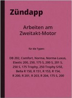 Z&uuml;ndapp DB 202 Comfort Norma Elastic 250 175 200 S 201 Trophy SE Bella Anleitung Reparaturanleitung
