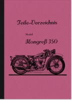 Triumph Kongre&szlig; Kongress 350 Ersatzteilliste Ersatzteilkatalog Teilekatalog