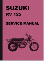 Suzuki RV 125 RV125 Motorrad Reparaturanleitung Werkstatthandbuch