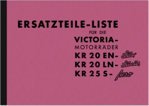 Victoria KR 20 25 Ersatzteilliste (EN-Lux LN-Luxus S-Aero) Ersatzteilkatalog Teilekatalog