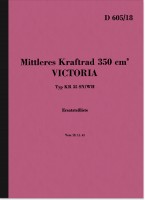 Victoria KR 35 SN WH Wehrmacht D 605/18 Ersatzteilliste Ersatzteilkatalog Teilekatalog