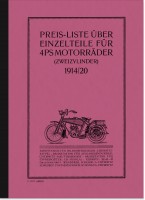 Wanderer 4 PS 2-Zylinder 1914/20 Ersatzteilliste Ersatzteilkatalog