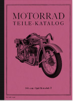 Opel Motoclub 500 T SV Ersatzteilliste Ersatzteilkatalog Teilekatalog