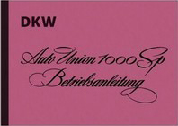 Auto Union 1000 Sp Bedienungsanleitung Betriebsanleitung Handbuch