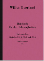 Willys-Overland Jeep CJ-3B CJ-5 CJ-6 Universal Bedienungsanleitung Betriebsanleitung Handbuch