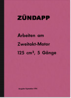 Z&uuml;ndapp Arbeiten an 2-Takt Motoren 125 ccm Motor KS GS MC 125 Reparaturanleitung Werkstatthandbuch