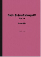 VW Typ 82 K1 K&uuml;belwagen Ersatzteilliste Ersatzteilkatalog Teilekatalog