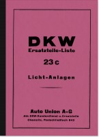 DKW Z&uuml;ndanlagen Lichtanlagen Ersatzteilliste (SB 200 KM 200 SB 350 SB 500 Block 200 Block 500)