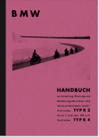 BMW R2 und R4 Serie 2 Bedienungsanleitung Betriebsanleitung Handbuch