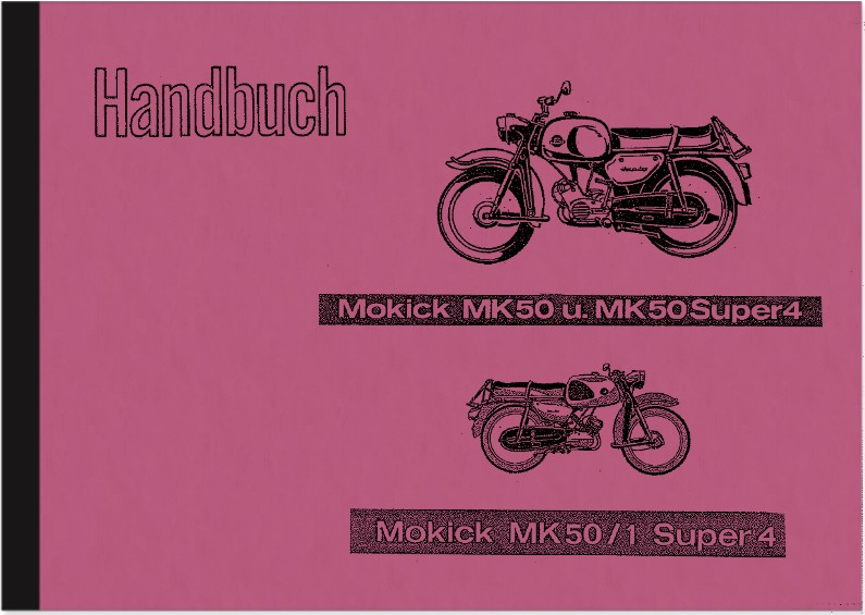 Hercules MK 50 MK 50/1 Super 4 Bedienungsanleitung Betriebsanleitung Handbuch MK50