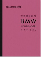 BMW Typ 320 6-Zylinder Ersatzteilliste
