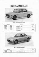 Lancia Fulvia 1300 und S 1600 Sport Coup&eacute; Limousine Reparaturanleitung