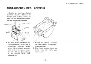 Komatsu PC05-1 Bagger Bedienungsanleitung Betriebsanleitung Handbuch Wartung