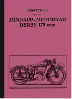 Z&uuml;ndapp Derby 175 Ersatzteilliste Ersatzteilkatalog DB