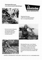 Schmiedag Kleinraupe Beschreibung Broschüre Prospekt Katalog Schmiedag Kleinraupe Beschreibung Broschüre Prospekt Katalog