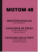 Motom 48 ccm 4-Takt Mofa Moped Ersatzteilliste Ersatzteilkatalog Teilekatalog