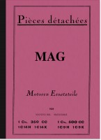 MAG - Motosacoche 350 500 ccm 1-Zylinder Ersatzteilliste Ersatzteilkatalog