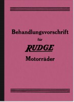 Rudge 250 und 500 ccm Special/Rapid 1939 Bedienungsanleitung Betriebsanleitung Handbuch