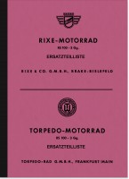 Rixe Torpedo RS 100/3 Ersatzteilliste Ersatzteilkatalog Teilekatalog