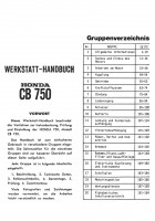 Honda CB 750 Four Motorrad Reparaturanleitung Werkstatthandbuch