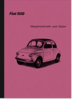 Fiat 500 R 1973 Hauptmerkmale Reparaturanleitung Montageanleitung