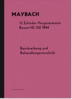 Maybach HL 120 TRM Bedienungsanleitung Handbuch Betriebsanleitung Motor