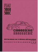 Fiat 500 B C Topolino Ersatzteilliste Ersatzteilkatalog