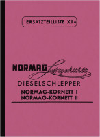 Normag Kornett I 1 und II 2 Dieselschlepper Ersatzteilliste Ersatzteilkatalog