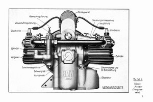 BMW Bayern-Kleinmotor M2 B15 R32 Helios Bayernmotor Ersatzteilliste M2B15 R 32