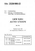 DKW Auto Union Munga Bedienungsanleitung Beschreibung TDv Handbuch 1961