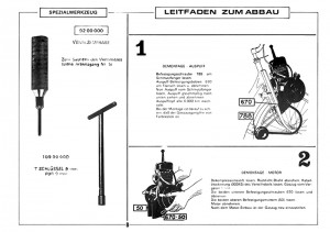 Velosolex 3800 5000 6000 Bedienungsanleitung Ersatzteilliste Reparaturanleitung