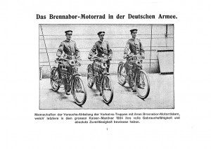 Brennabor Werke Motorrad Seitenwagen Dreirad Katalog Brosch&uuml;re Prospekt Modelle 1905