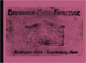 Brennabor Werke Motorrad Seitenwagen Dreirad Katalog Brosch&uuml;re Prospekt Modelle 1905