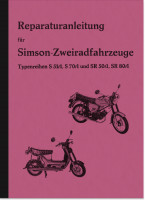Simson S 51/1, S 70/1, SR 50/1 und SR 80/1 Reparaturanleitung Werkstatthandbuch Montageanleitung
