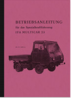 IFA Multicar 25 Bedienungsanleitung Betriebsanleitung Handbuch