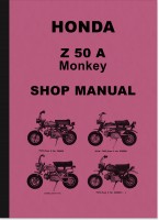 Honda Z 50 A Monkey Z50A Reparaturanleitung Werkstatthandbuch Montageanleitung