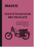 Maico MD 50 MD50 Ersatzteilliste Ersatzteilkatalog Teilekatalog
