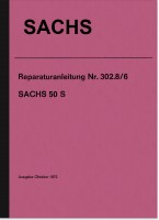 Sachs 50 S 5-Gang Motor Reparaturanleitung Werkstatthandbuch Montageanleitung