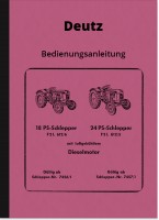 Deutz F2L 612/5 612/6 18 24 PS F 2 L F2 L Bedienungsanleitung Betriebsanleitung Handbuch Diesel