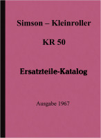 Simson KR 50 Kleinroller Ersatzteilliste Ersatzteilkatalog